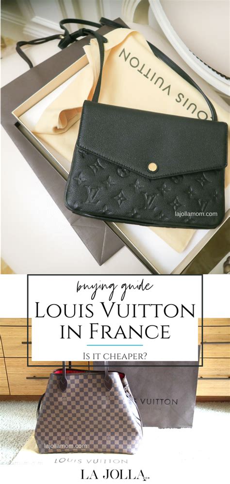 are louis vuitton cheaper in france|louis vuitton in paris cost.